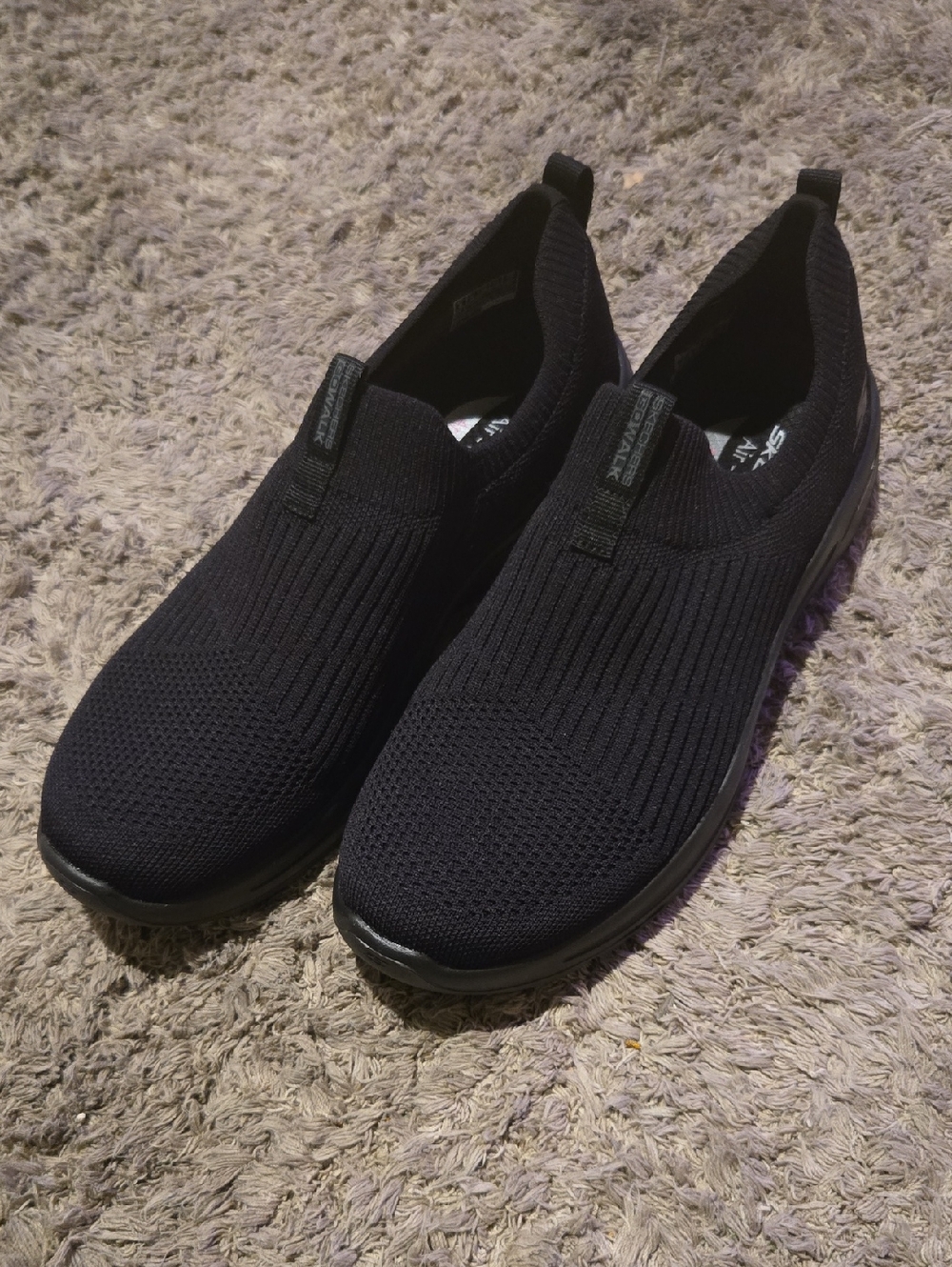 Skechers Go Walk Black Slip-On Sneakers